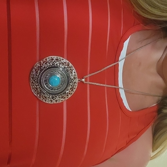 Sterling silver necklace 30" - Picture 4 of 4